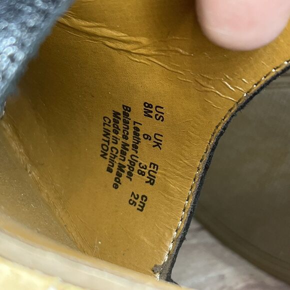 Franco Sarto Shantelle Women’s Wedge Sandals Black Leather Cork Size 8 - Picture 6 of 7